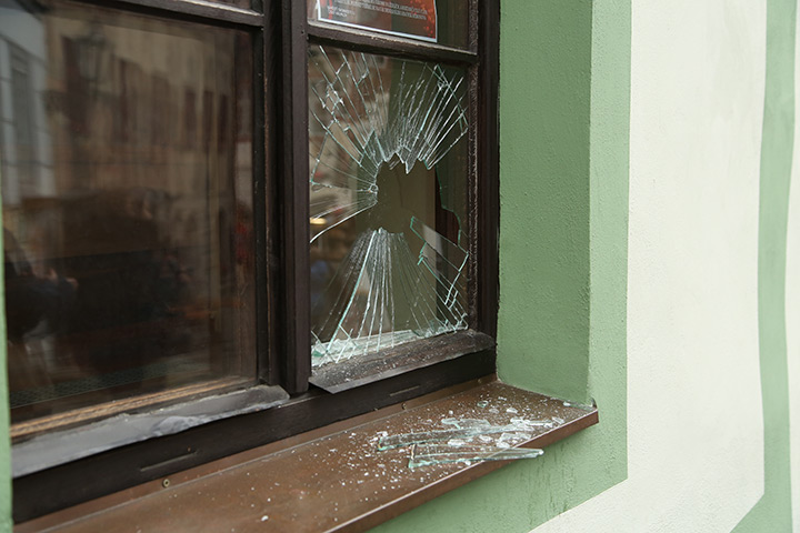 A2B Glass are able to board up broken windows while they are being repaired in Runcorn.